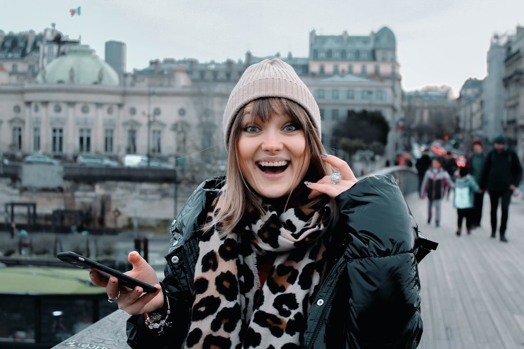 social media influencer smiling